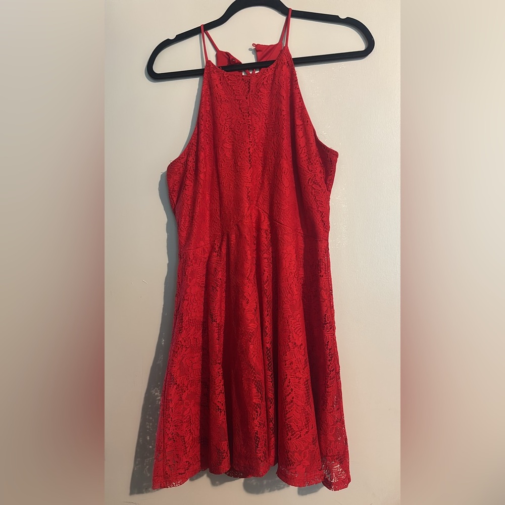 Red dress